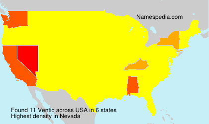 Surname Ventic in USA