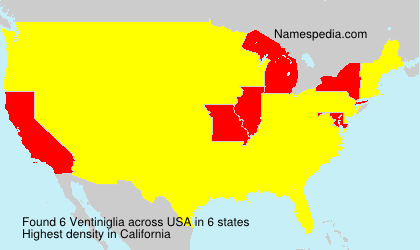 Surname Ventiniglia in USA Surname Ventiniglia in USA