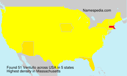 Surname Ventullo in USA Surname Ventullo in USA