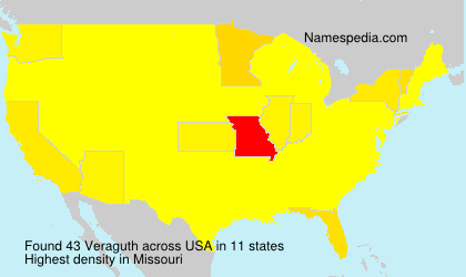 Surname Veraguth in USA Surname Veraguth in USA