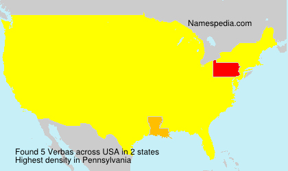 Surname Verbas in USA Surname Verbas in USA
