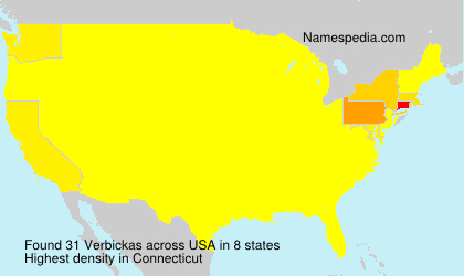 Surname Verbickas in USA Surname Verbickas in USA