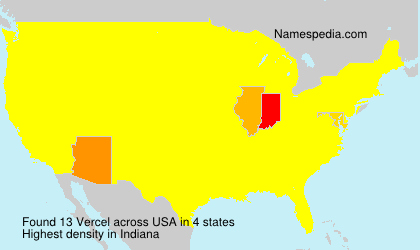 Surname Vercel in USA Surname Vercel in USA