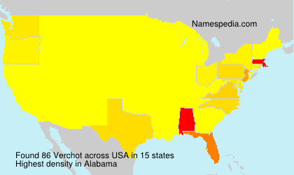 Surname Verchot in USA Surname Verchot in USA