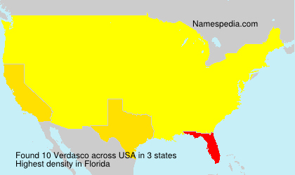 Surname Verdasco in USA Surname Verdasco in USA
