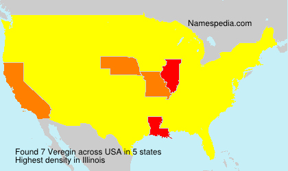 Surname Veregin in USA Surname Veregin in USA