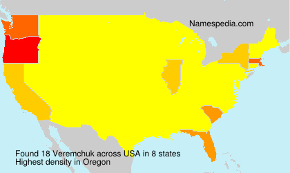 Surname Veremchuk in USA Surname Veremchuk in USA