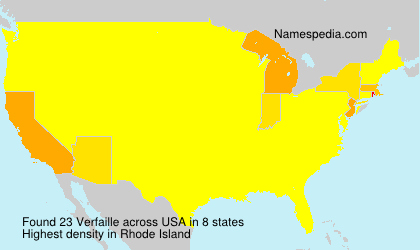 Surname Verfaille in USA Surname Verfaille in USA