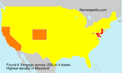 Surname Vergagni in USA Surname Vergagni in USA