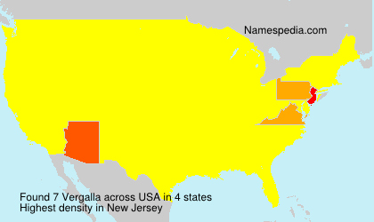 Surname Vergalla in USA Surname Vergalla in USA