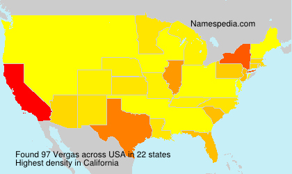 Surname Vergas in USA Surname Vergas in USA