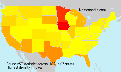 Surname Verhelst in USA Surname Verhelst in USA