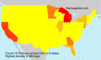 Surname Verhoye in USA Surname Verhoye in USA