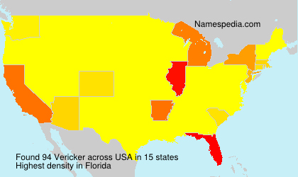 Surname Vericker in USA Surname Vericker in USA