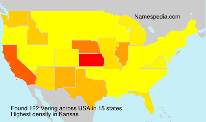 Surname Vering in USA Surname Vering in USA