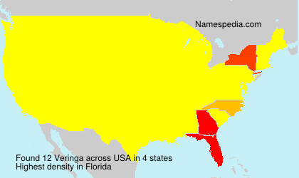 Surname Veringa in USA Surname Veringa in USA