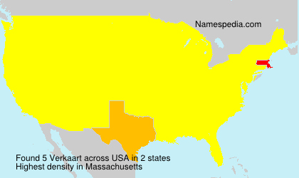 Surname Verkaart in USA Surname Verkaart in USA
