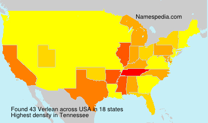 Surname Verlean in USA Surname Verlean in USA