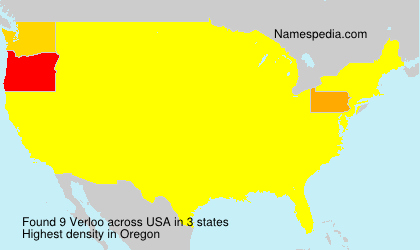 Surname Verloo in USA Surname Verloo in USA