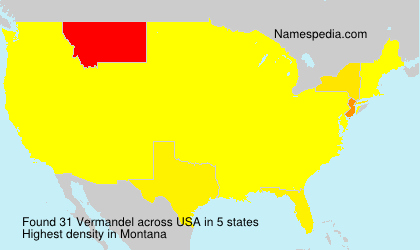 Surname Vermandel in USA Surname Vermandel in USA