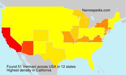 Surname Vermani in USA Surname Vermani in USA