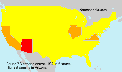 Surname Vermond in USA Surname Vermond in USA