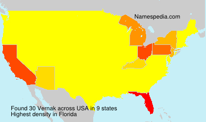 Surname Vernak in USA Surname Vernak in USA