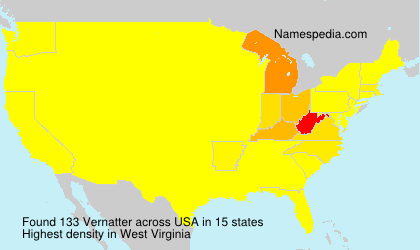 Surname Vernatter in USA Surname Vernatter in USA