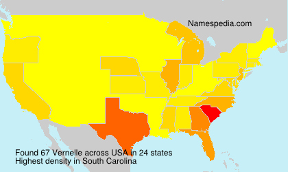 Surname Vernelle in USA Surname Vernelle in USA