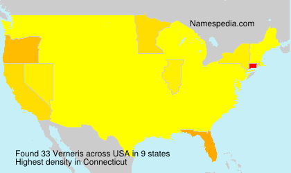 Surname Verneris in USA Surname Verneris in USA
