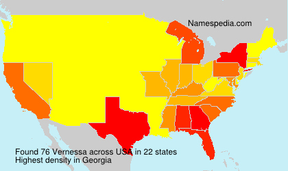 Surname Vernessa in USA