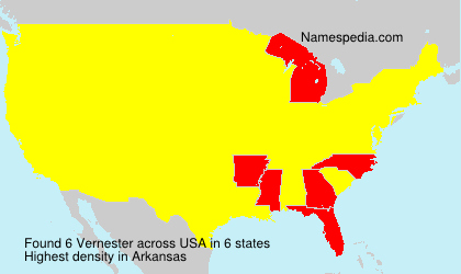 Surname Vernester in USA Surname Vernester in USA