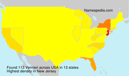Surname Vernieri in USA Surname Vernieri in USA