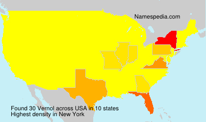 Surname Vernol in USA Surname Vernol in USA