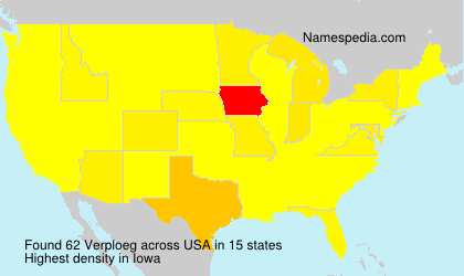 Surname Verploeg in USA Surname Verploeg in USA