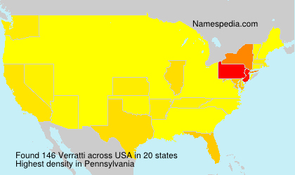 Surname Verratti in USA Surname Verratti in USA