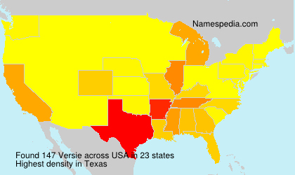 Surname Versie in USA Surname Versie in USA