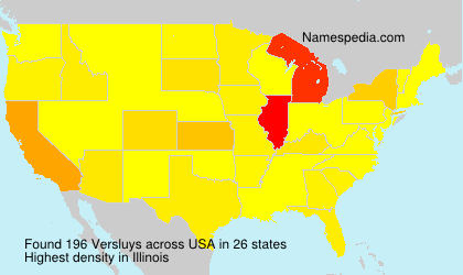 Surname Versluys in USA Surname Versluys in USA