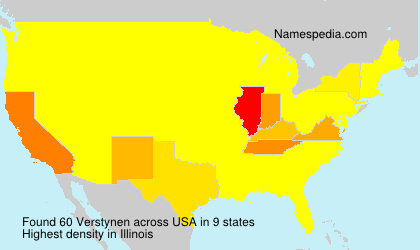 Surname Verstynen in USA Surname Verstynen in USA