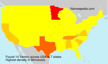Surname Vertein in USA Surname Vertein in USA