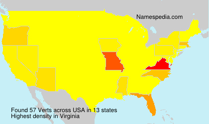 Surname Verts in USA Surname Verts in USA