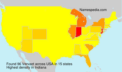 Surname Vervaet in USA Surname Vervaet in USA