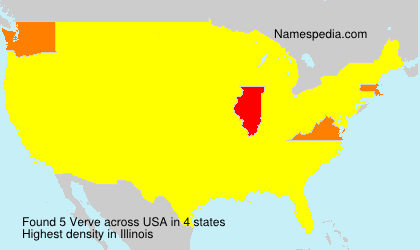 Surname Verve in USA Surname Verve in USA