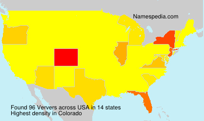 Surname Ververs in USA Surname Ververs in USA