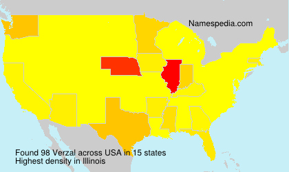 Surname Verzal in USA Surname Verzal in USA