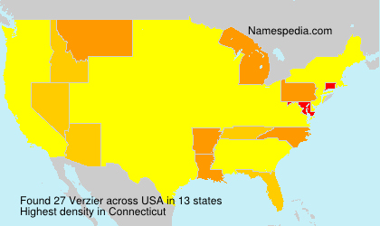Surname Verzier in USA Surname Verzier in USA