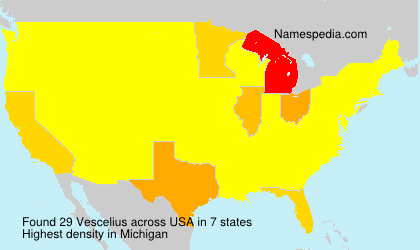 Surname Vescelius in USA Surname Vescelius in USA