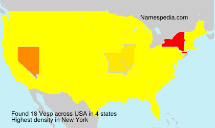 Surname Vesp in USA Surname Vesp in USA