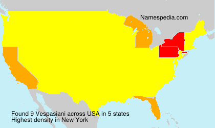 Surname Vespasiani in USA Surname Vespasiani in USA