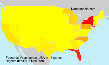 Surname Vespi in USA Surname Vespi in USA